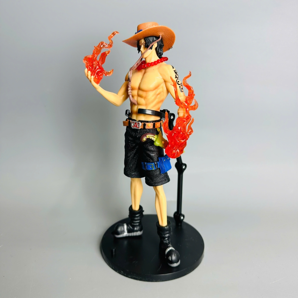 Mô Hình One Piece Ace Có Gậy Chống Lưng 21cm