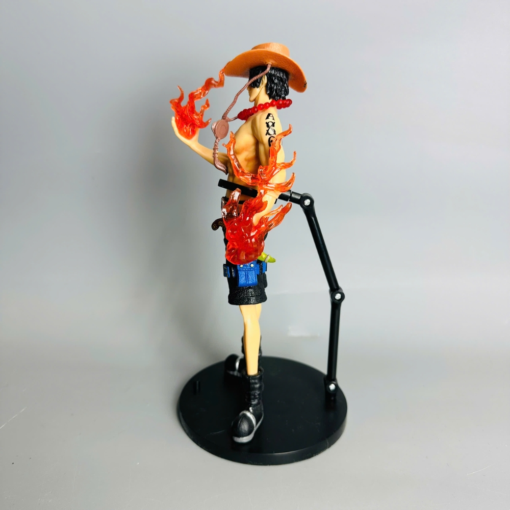 Mô Hình One Piece Ace Có Gậy Chống Lưng 21cm