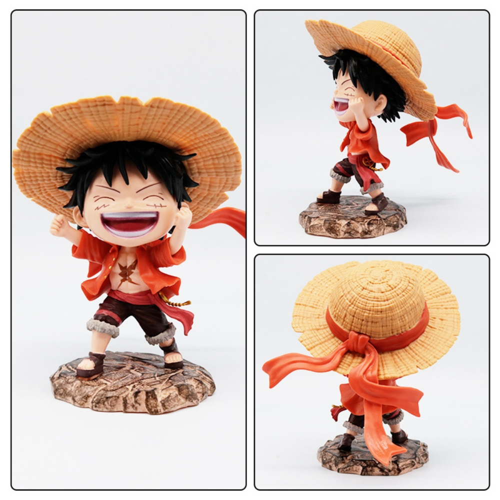Mô Hình One Piece Luffy Chibi cute cao 15cm