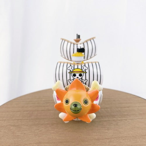 Mô Hình Tàu Thousand Sunny Chibi One Piece (10cm, PVC)