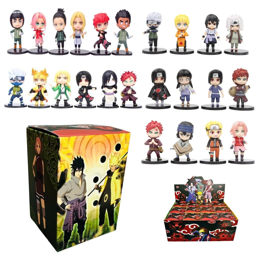 Hộp mù 12 Nhân Vật ngẫu nhiên Naruto - Blind box thử vận may