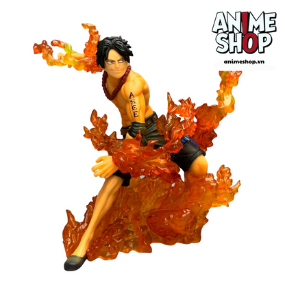 Mô Hình OnePiece Ace 14cm Chiến đấu trong bộ 2 Luffy vs Ace