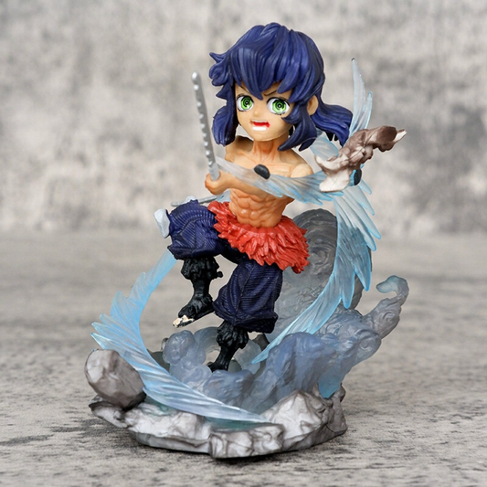 Mô Hình Hashibira Inosuke Chibi Thanh Gươm Diệt Quỷ 10cm