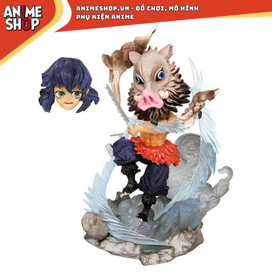 Mô Hình Hashibira Inosuke Chibi Thanh Gươm Diệt Quỷ 10cm