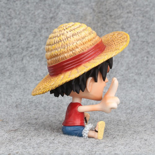 Mô Hình Monkey D. Luffy Chibi One Piece - Figure Luffy Mũ Rơm Cười Tươi