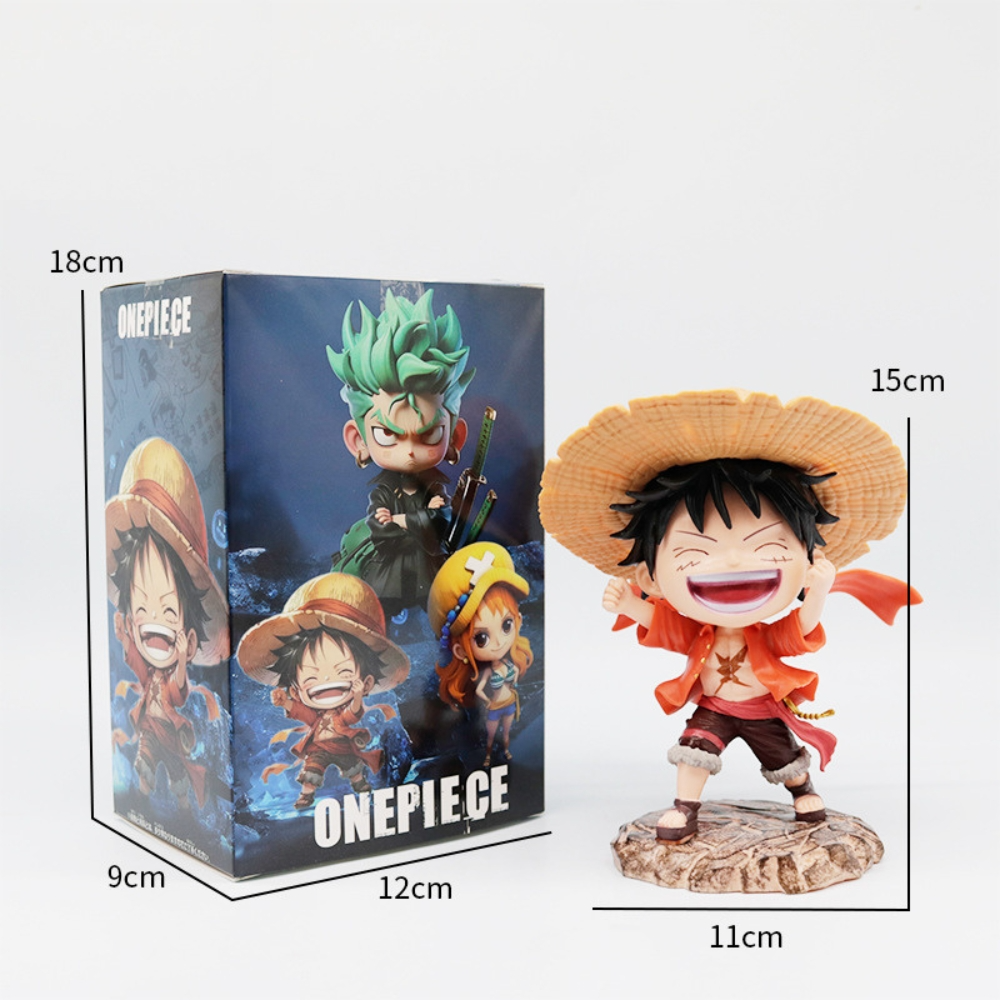 Mô Hình One Piece Luffy Chibi cao 15cm