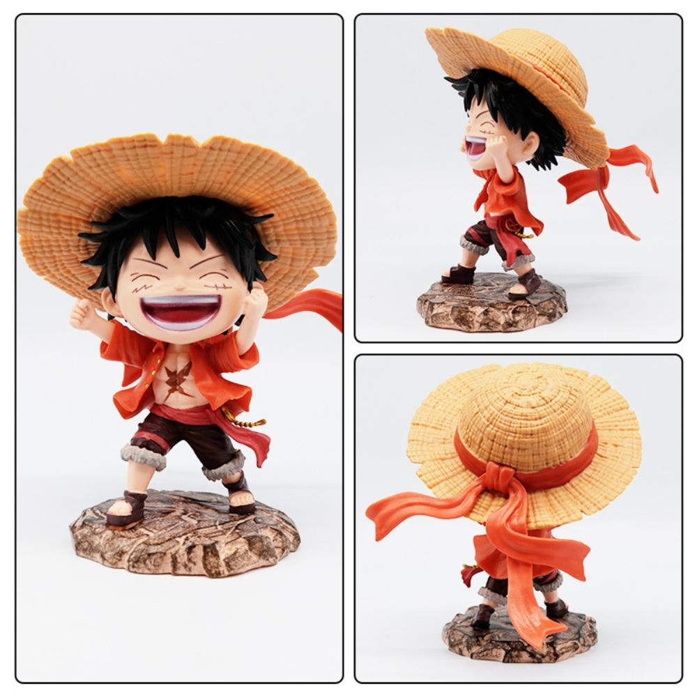 Mô Hình One Piece Luffy Chibi cao 15cm