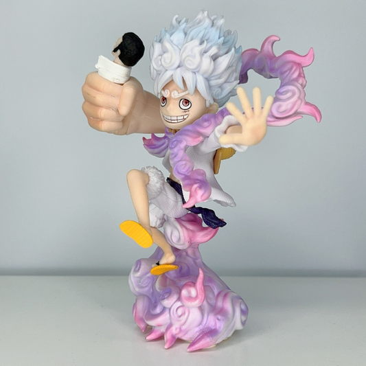 Mô Hình One Piece Luffy Gear 5 đang cầm Kizaru 18cm