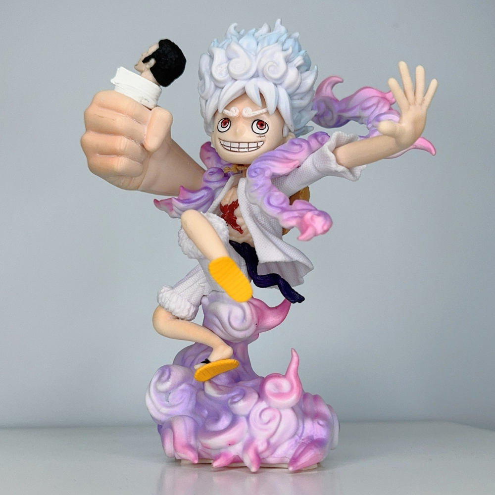 Mô Hình One Piece Luffy Gear 5 đang cầm Kizaru 18cm