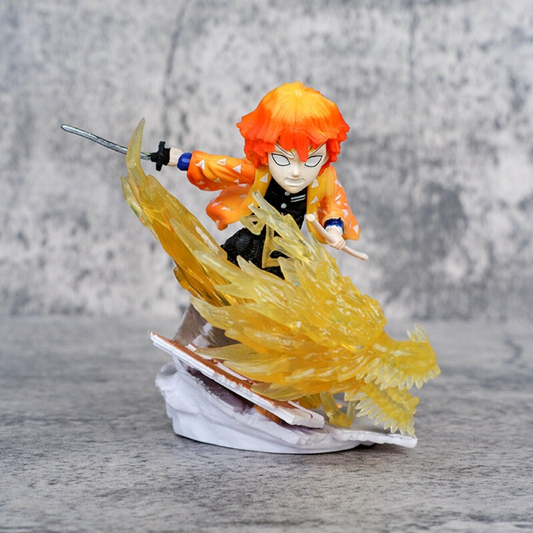 Mô Hình Zenitsu Chibi Thanh Gươm Diệt Quỷ 8.5cm