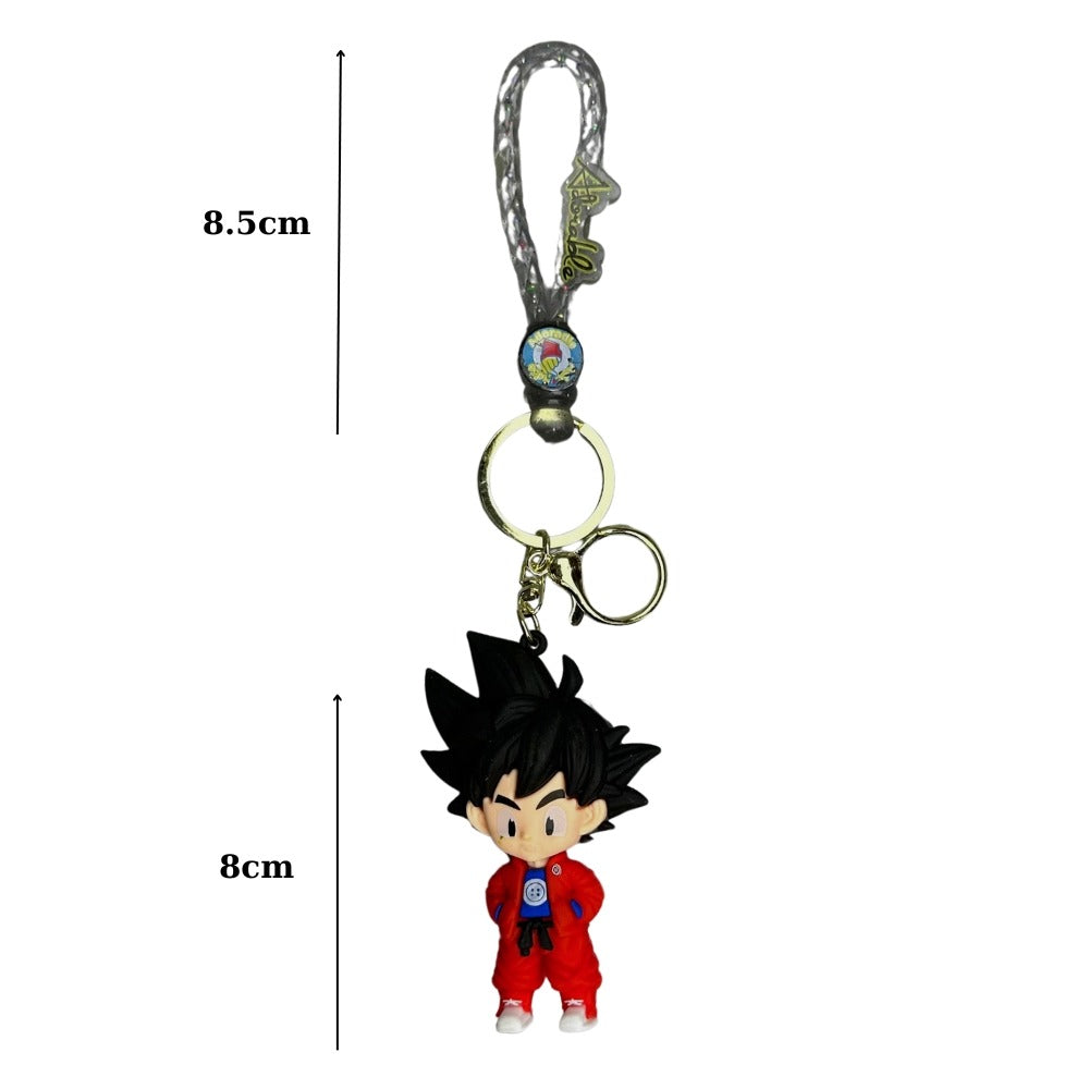 Móc Khóa GOKU Dragon Ball 8cm Sành Điệu Áo Đỏ