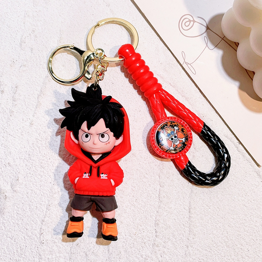 Móc Khoá One Piece Luffy Sành Điệu Dây 11cm