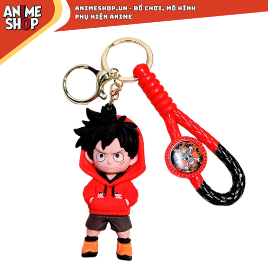 Móc Khoá One Piece Luffy Sành Điệu Dây 11cm