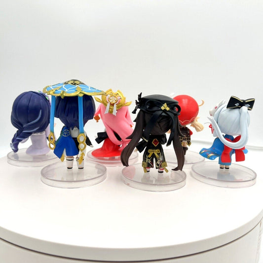 Set 6 Mô Hình Genshin Impact Chibi Cute (10cm, PVC)